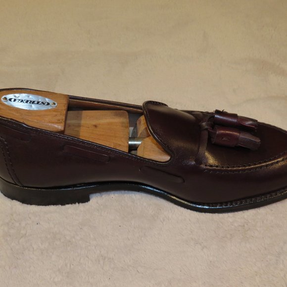 Alden Brooks Brothers 00019 Aberdeen Dark Brown Calfskin Tassel Loafer 7.5 D NWB main image 4